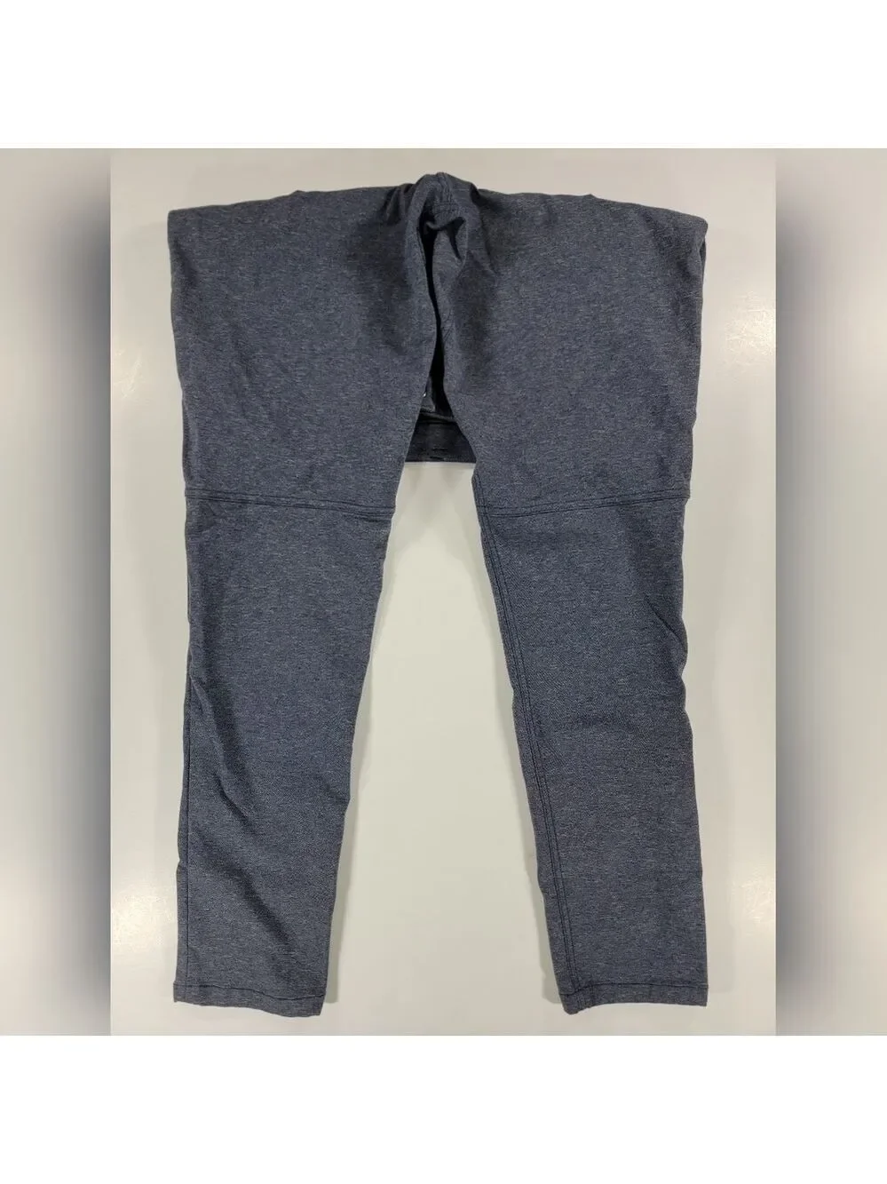 Lululemon Pants Mens 34x31 ABC Pant Slim Tech Canvas Heather Blue Golf Stretch - Picture 8 of 13